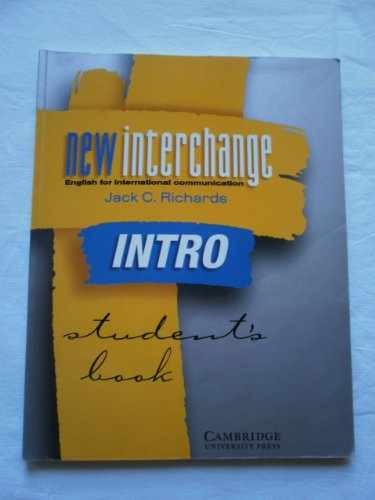 New Interchange Intro Student's - Paperback, by Richards Jack C. - Very Good o