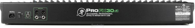 Mackie ProFX30v3 30-channel Mixer with USB and Effects