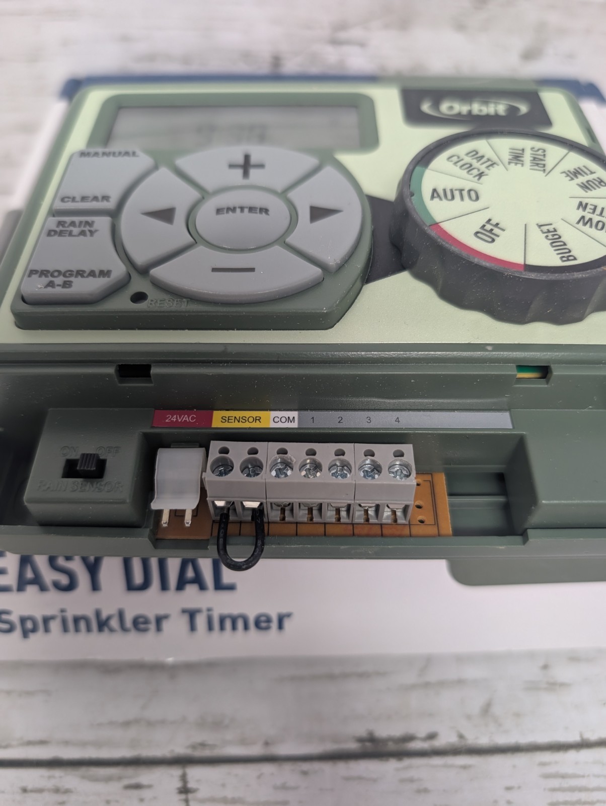 Orbit EASY DIAL 4 Station Sprinkler Timer 28964 Indoor Mount Easy-Set Logic