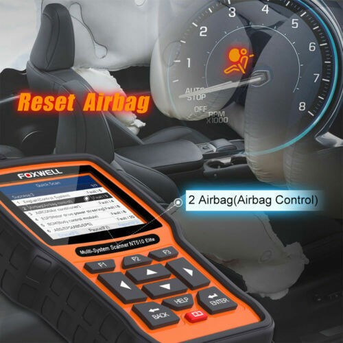 For BMW Foxwell NT510 Elite OBD2 Scanner Bidirectional ABS TPMS Diagnostic Tool