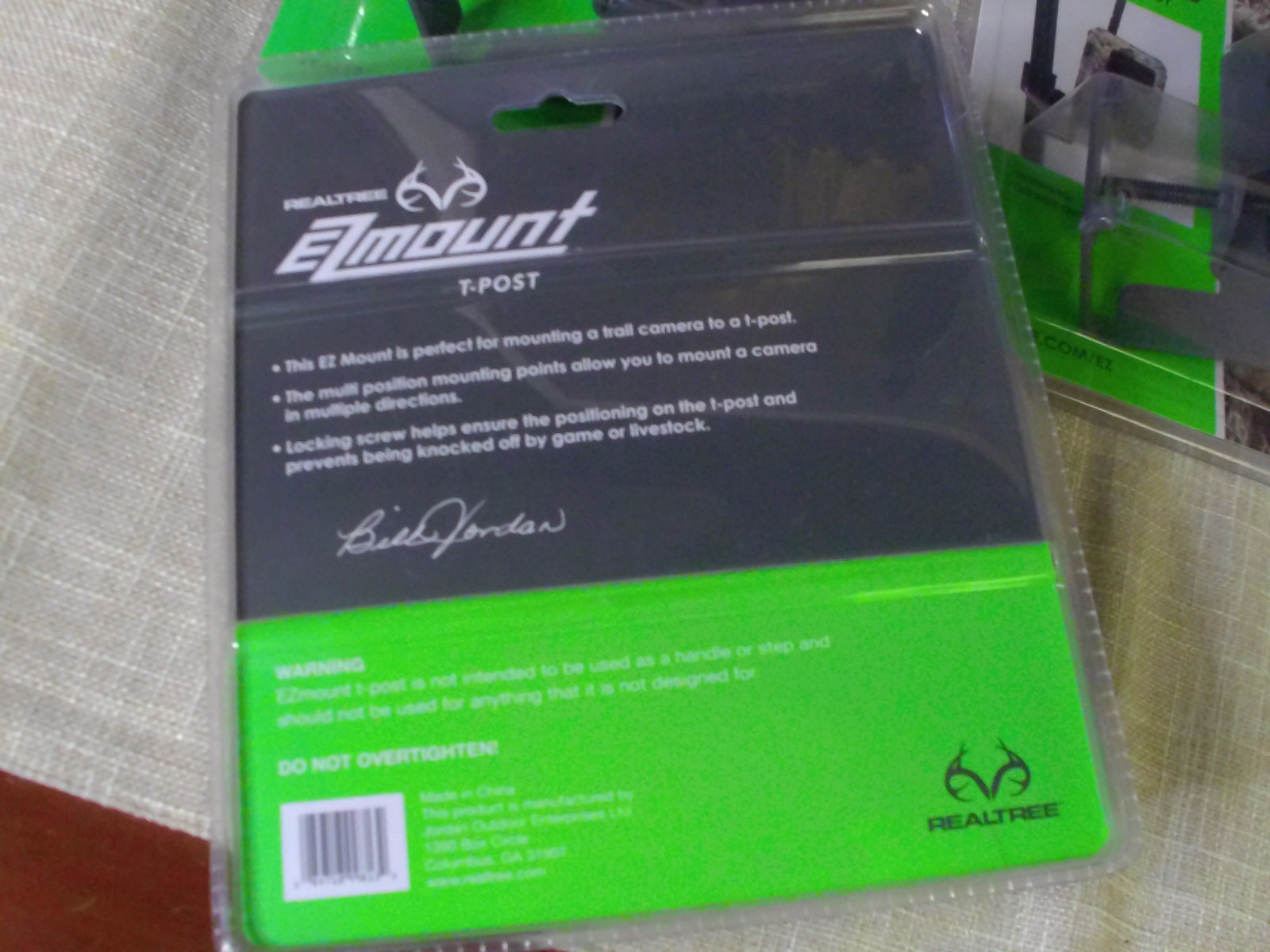 3 PACKS Realtree EZmount T-post Trail camera mount