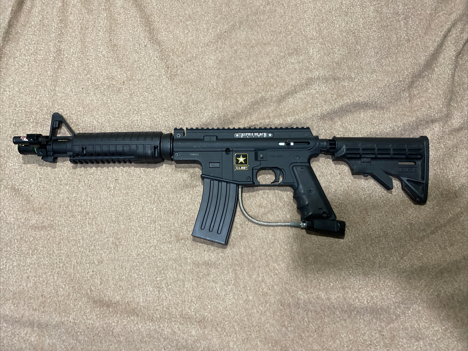 Tippmann US Army Alpha Elite Paintball Marker - Black