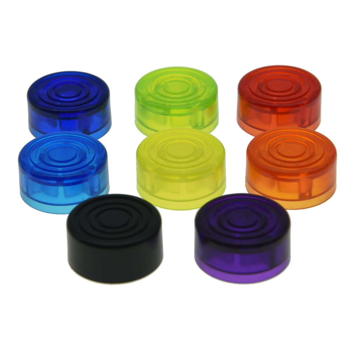 8pcs Electric Guitar Effect Pedal Footswitch Topper Effect Foot Nail Caps