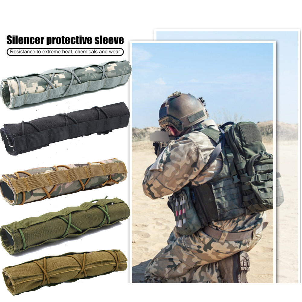 22cm Mirage Heat Cover Shield Sleeve Outdoor Shooting Muffler Baffler Protector