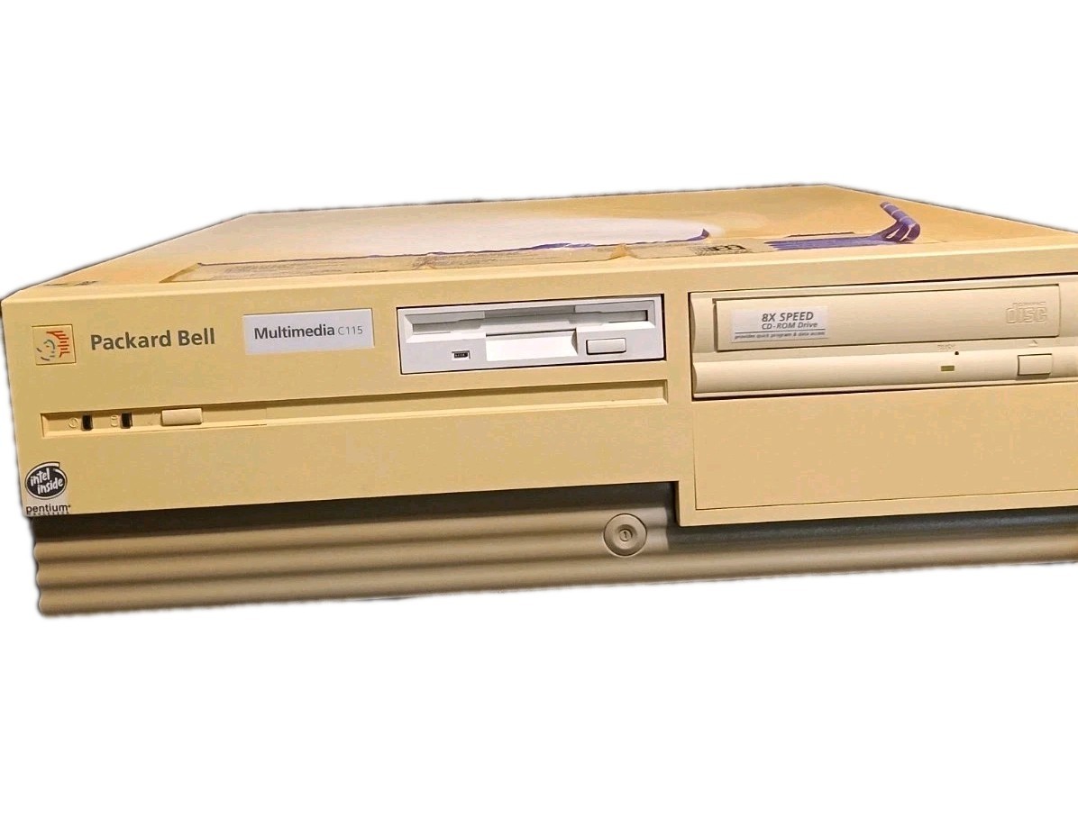 Packard Bell Multimedia C115 Computer Win 95 With Matching Monitor & Peripherals