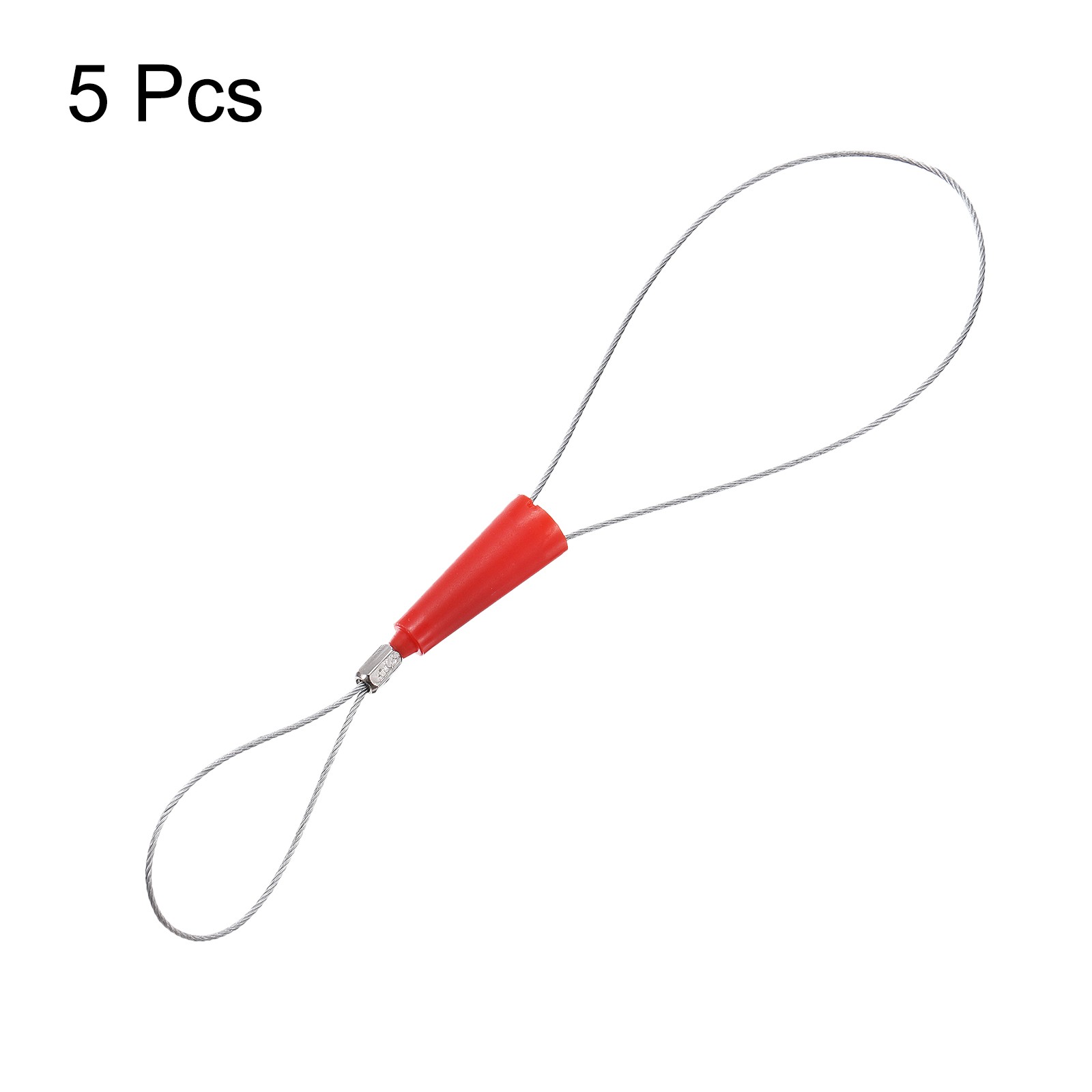 Cable Puller 5 Pcs Wire Traction Tool Set Durable Fish Tape Cable Puller Red