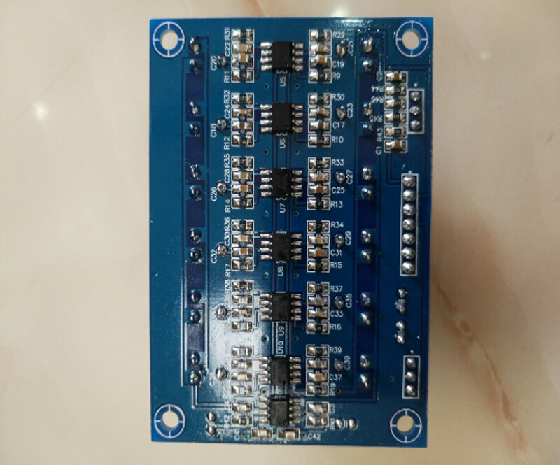 6-Band Stereo Two Channel EQ Equalizer Effects Adjustable Audio Tone Board