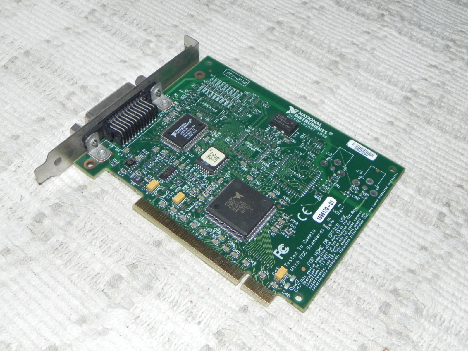 National Instruments 183617G-01, PCI-GPIB (IEEE 488.2) Interface Card