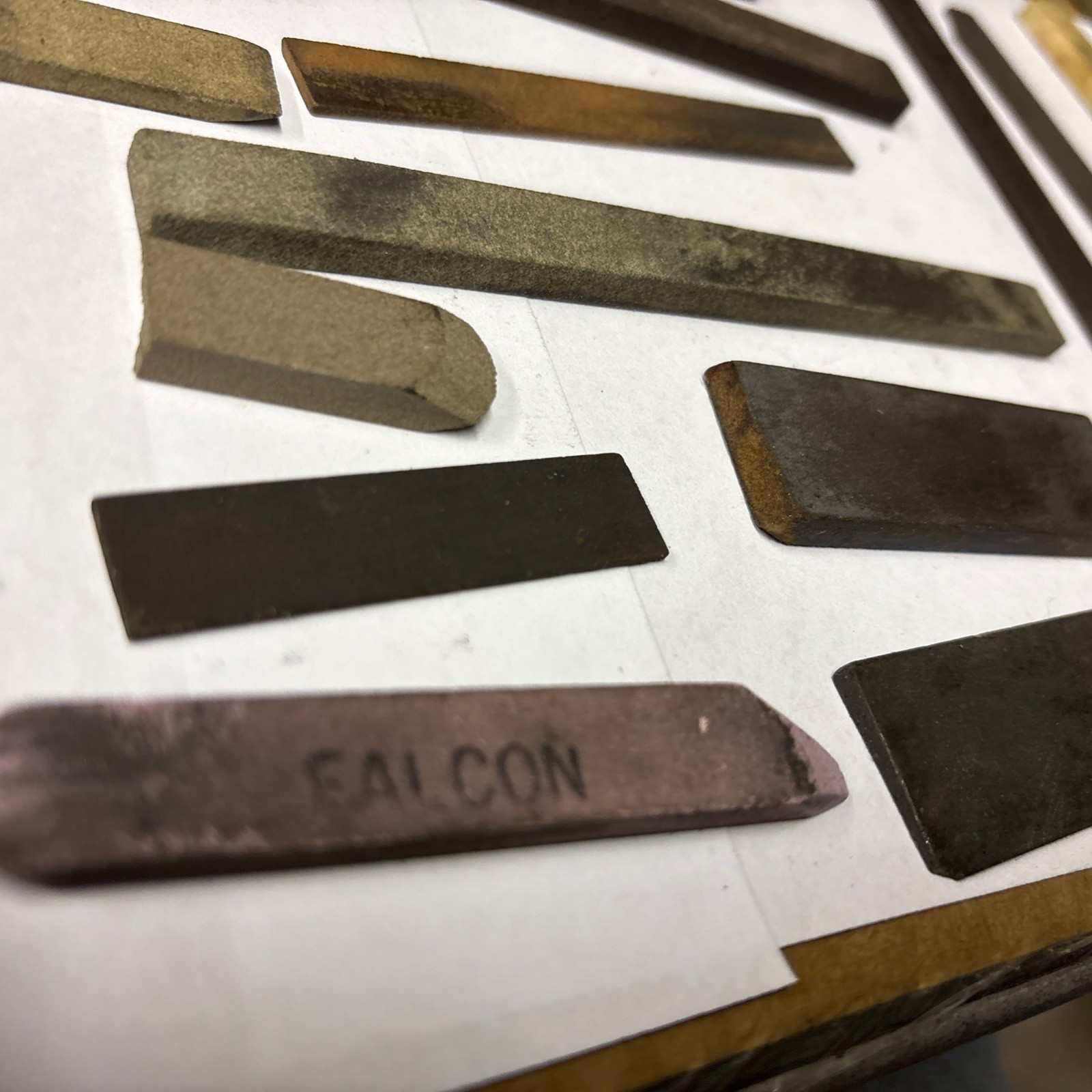 Assortment Of Various Toolmakers Sharpening Stones