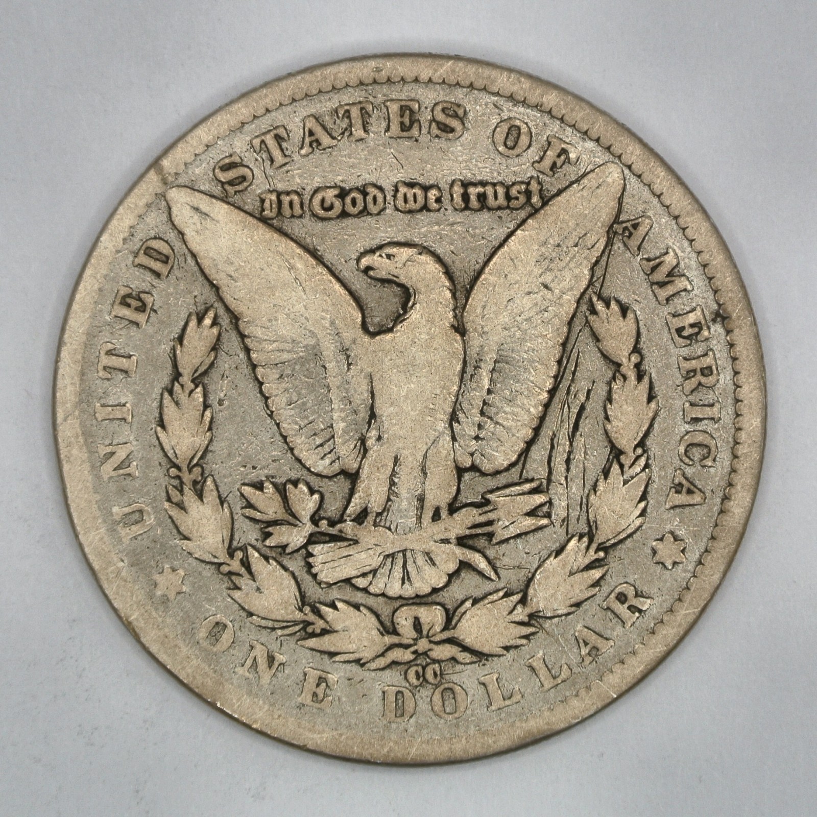 1892-CC Morgan Silver Dollar