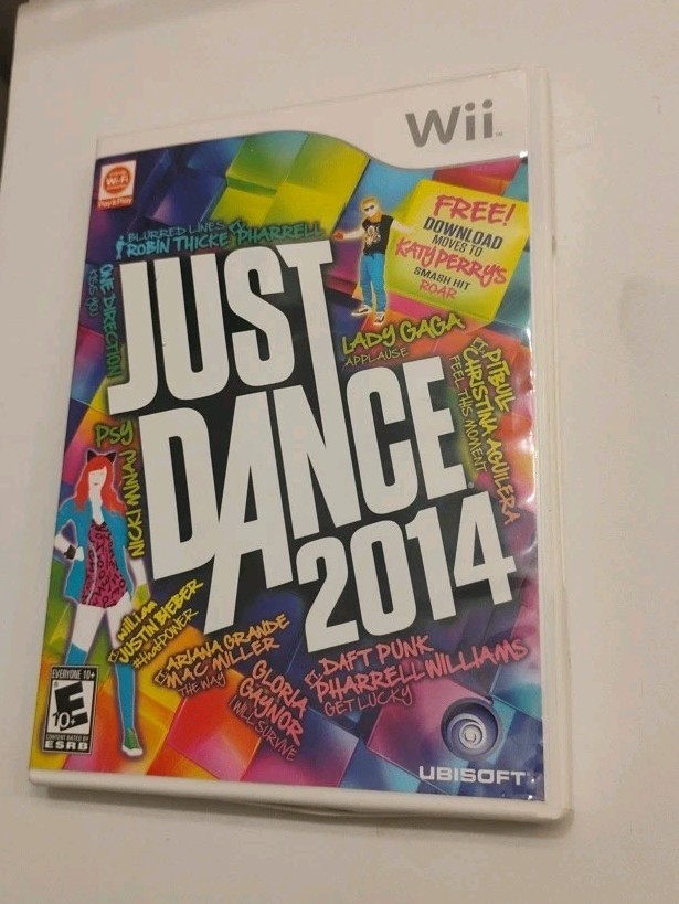 Just Dance 2014 Original Nintendo Wii Case & Manual Only No Game Disc