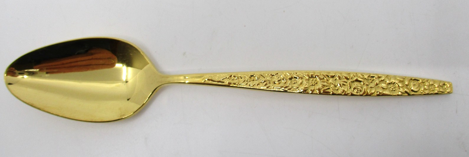 INTERNATIONAL STAINLESS GOLDEN DUBONNET PLACE /OVAL SOUP SPOON - 7 1/8" - 08I