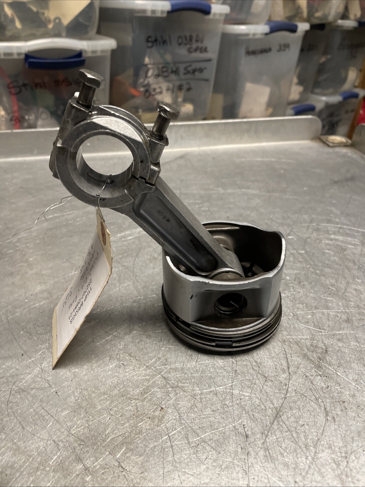 OEM GOOD USED 11HP BRIGGS 252707-0684-01 PISTON,ROD,RINGS 499956 490348