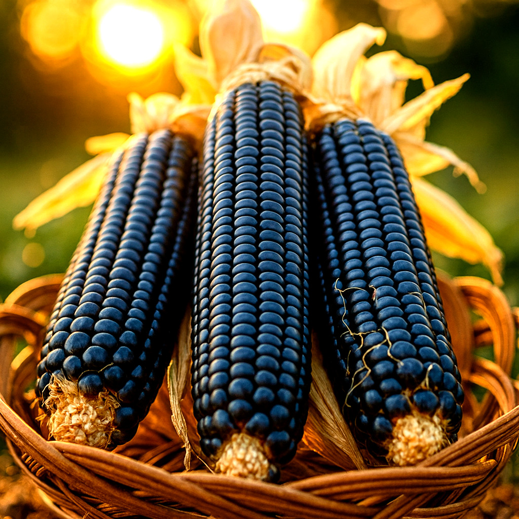 50+ HOPI BLUE BLACK CORN SEEDS 🌽 HEIRLOOM ORNAMENTAL RARE NON-GMO FREE SHIPPING