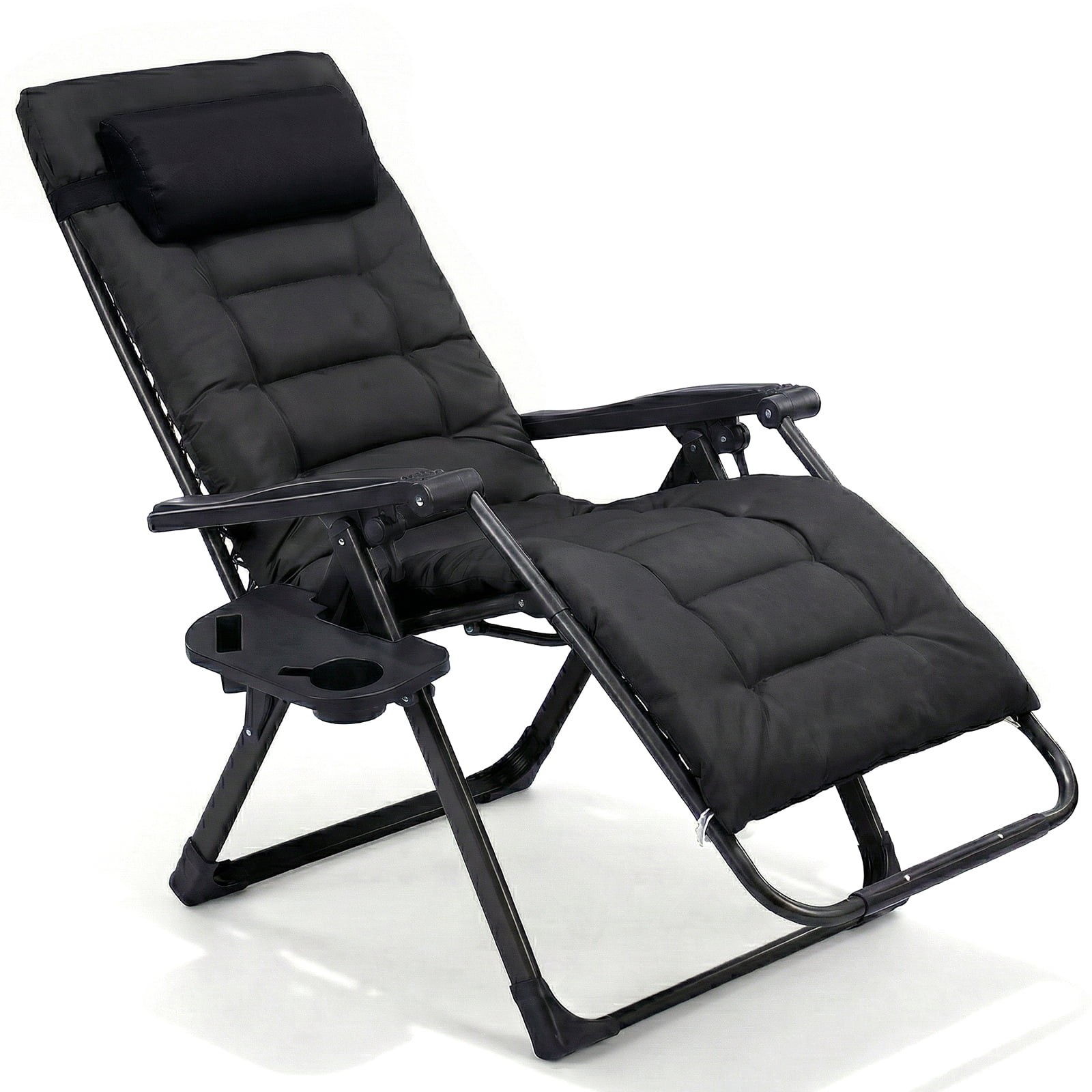 Zero Gravity Chair 440lbs Capacity, Foldable for Outdoor, Black/Blue/Brown
