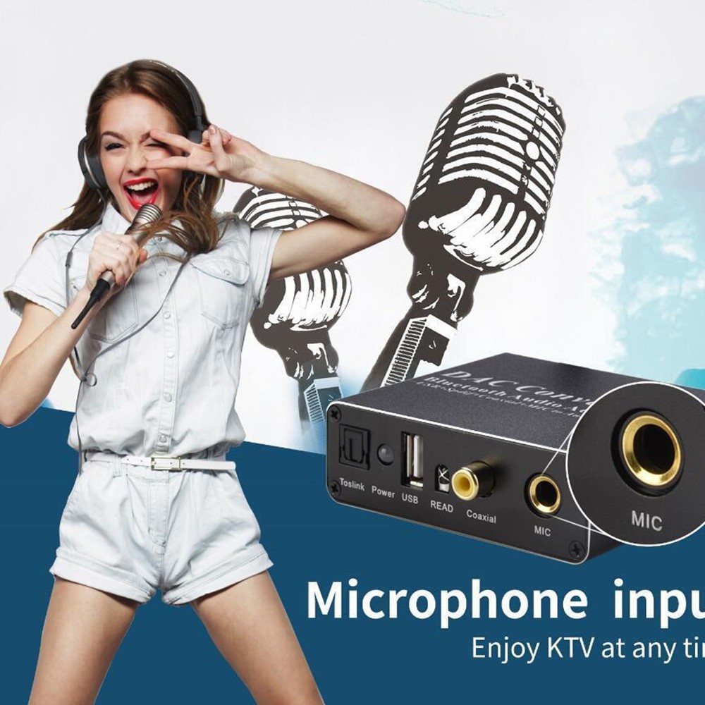 Audio adapter DAC Decoder With Bluetooth 5.0 Receiver Amplifier U-disk Player F