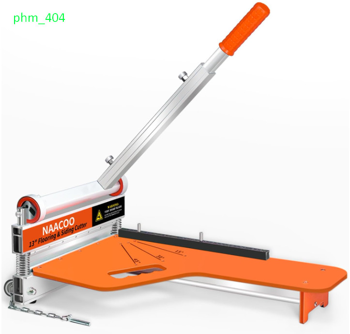 13" Laminate & Vinyl Floor Cutter, Angle/Length Cut, LVP/SPC/WPC/VCT