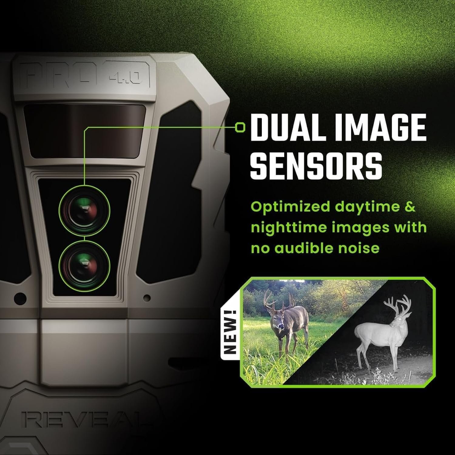 Tactacam Reveal Pro 4.0 Cellular Trail Camera (2-Pack) + 2 FlexPack R5 & 2...