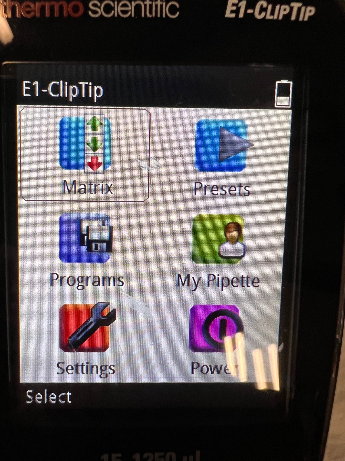 Thermo Scientific E1-ClipTip Equalizer 15-1250ul 6-Channel Adjustable Pipette