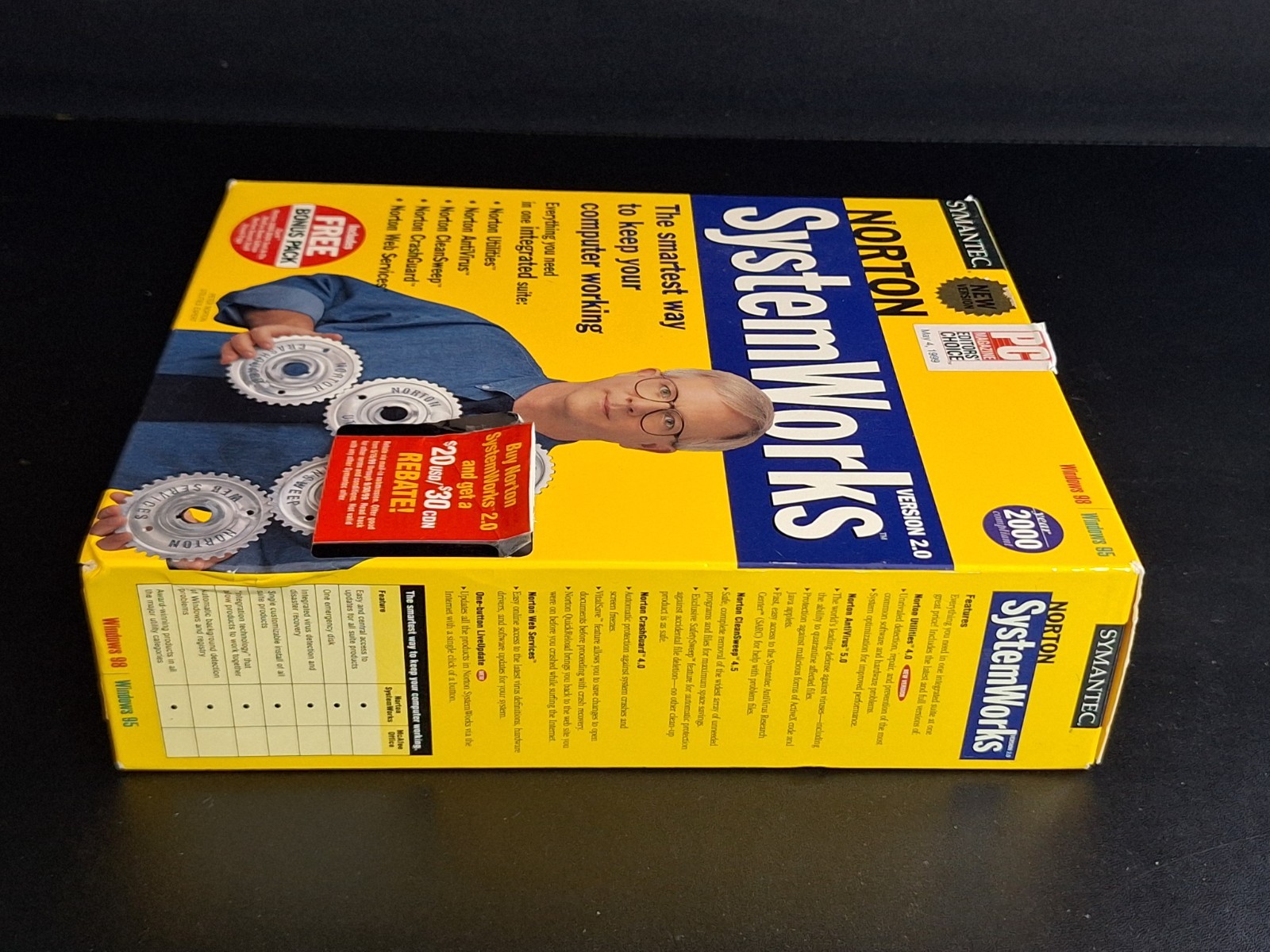 Symantec Norton SystemWorks Version 2.0 Standard Retail, Win95/Win98, Complete