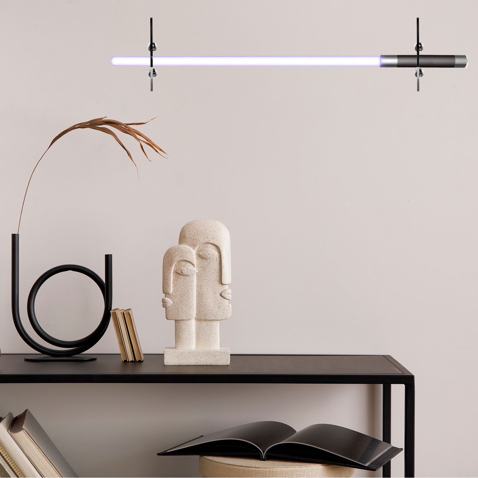 1 Set Light Saber Wall Mount Holders for Light Saber Placement, Transparent