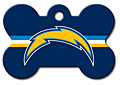 NFL SAN DIEGO CHARGERS PERSONALIZED PET ID TAG