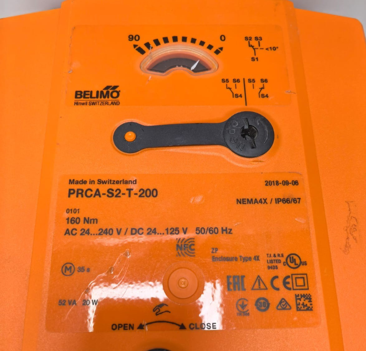 BELIMO PRCA-S2-T-200 VALVE ACTUATOR