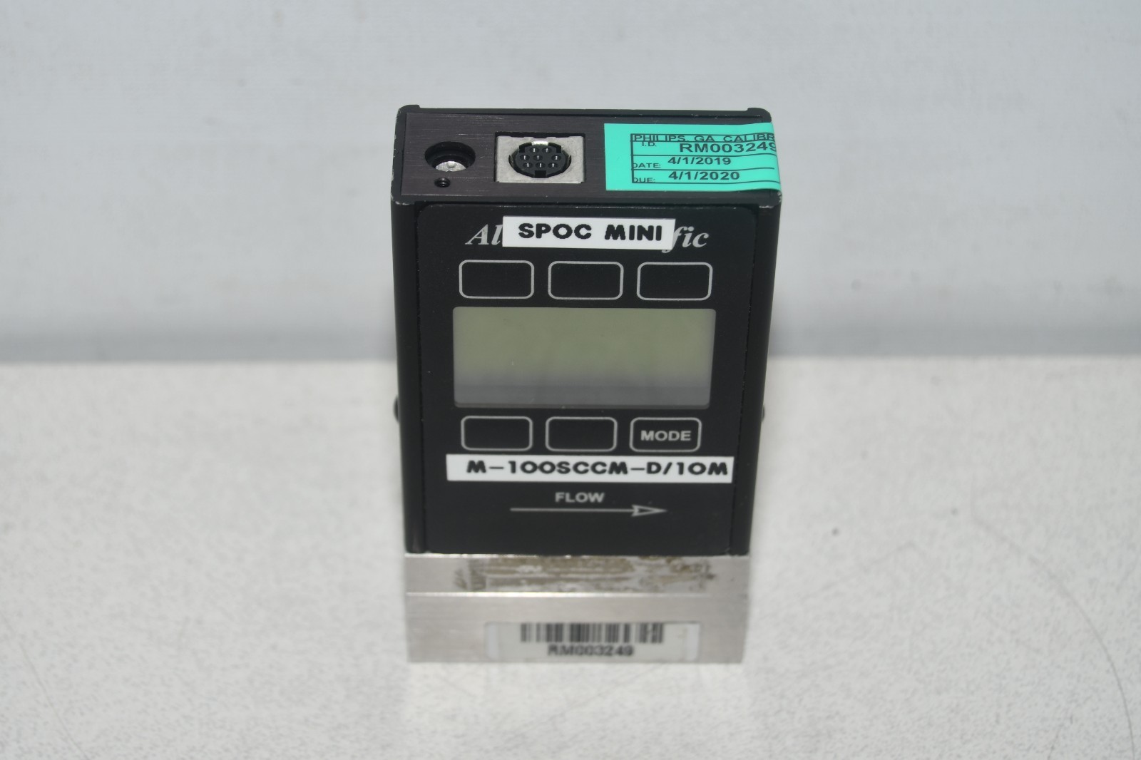 ^ Alicat M-100SCCM-D/10M 102P Gas: N2 Flow Controller #X8388