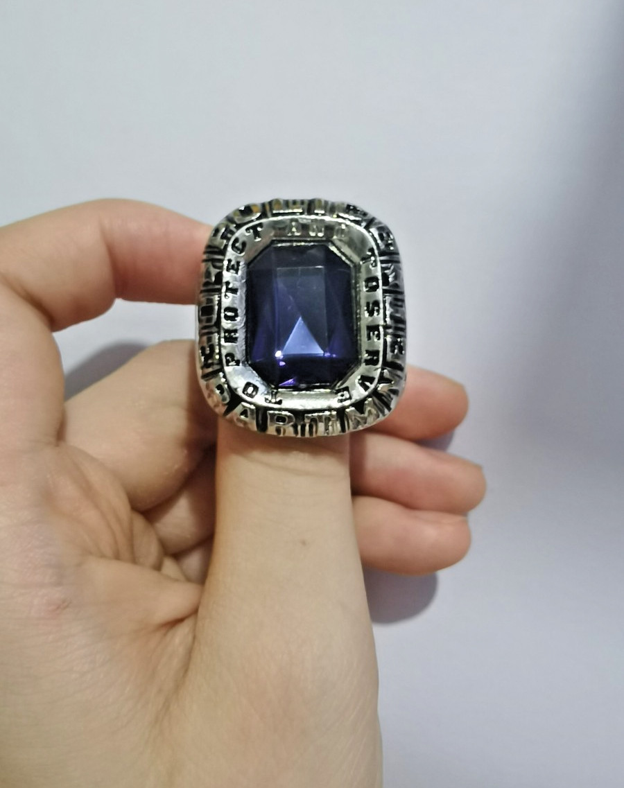 Ring for Police To Serve & Protect Cops – Enforcement Souvenir Black Handmade
