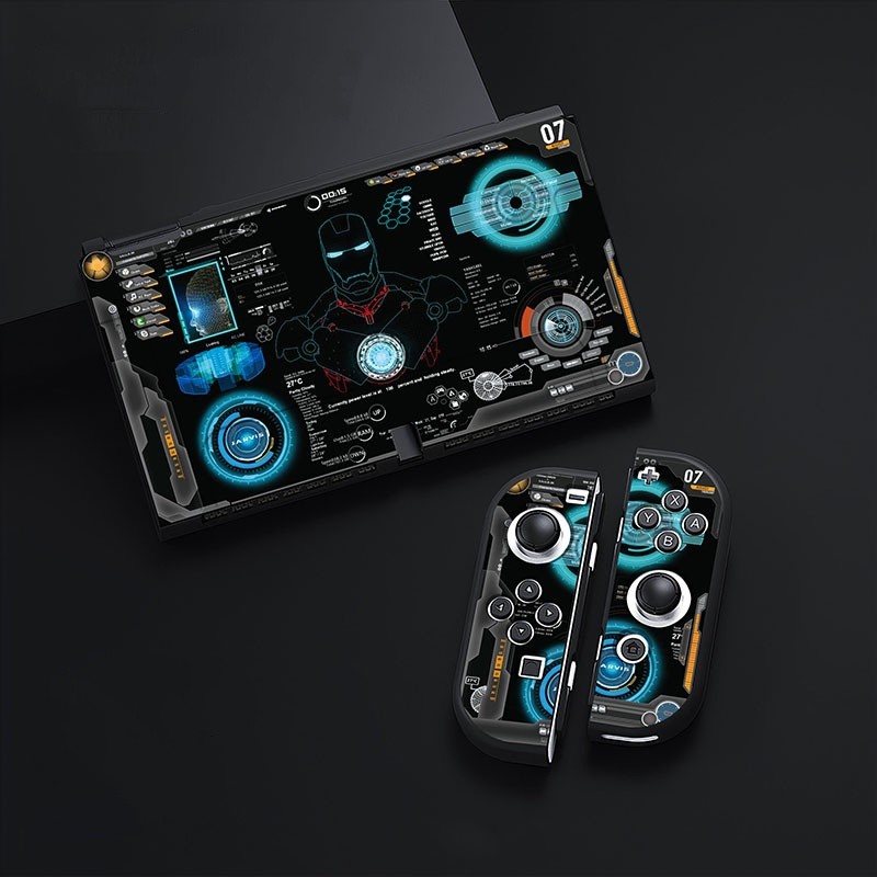 Iron Man Nintendo Switch OLED Case Shell Accessory For Joycon Controller
