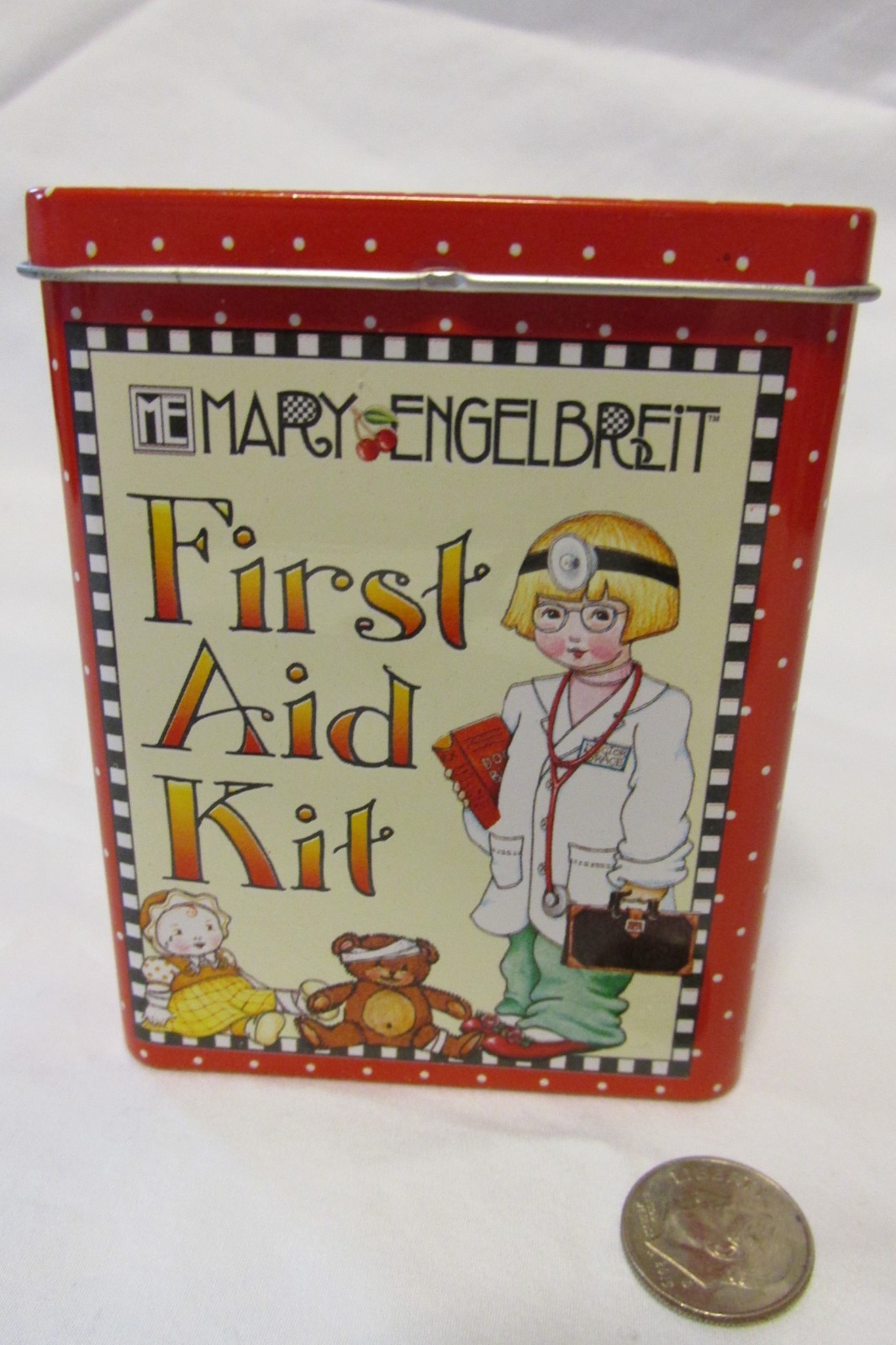 Vintage Mary Engelbreit First Aid Kit Tin NWT