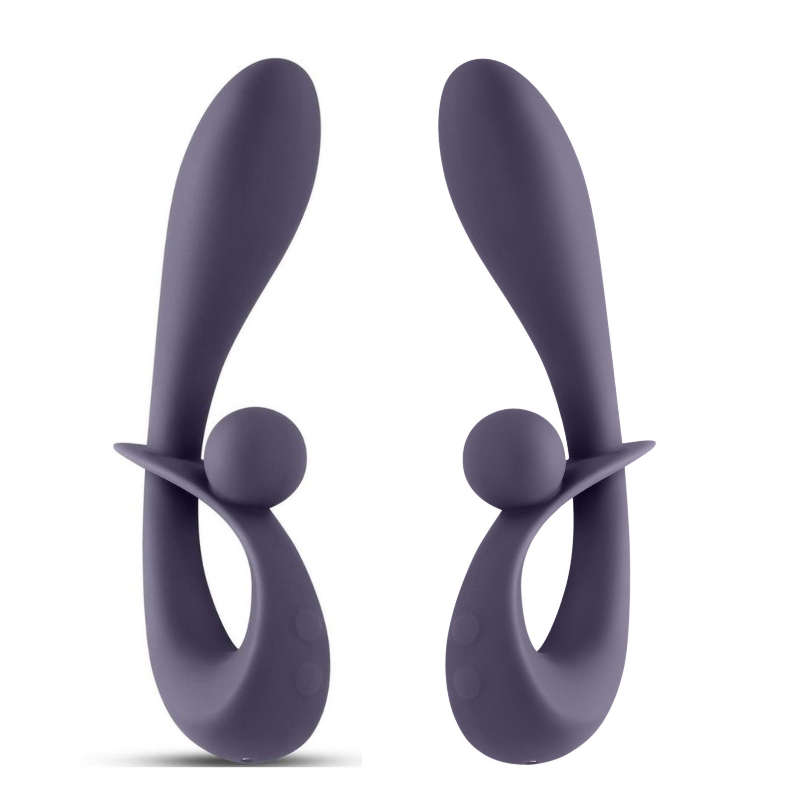 Rechargeable Rabbit Vibrator Silicone Dual Stimulation Clit G-spot Vibrator
