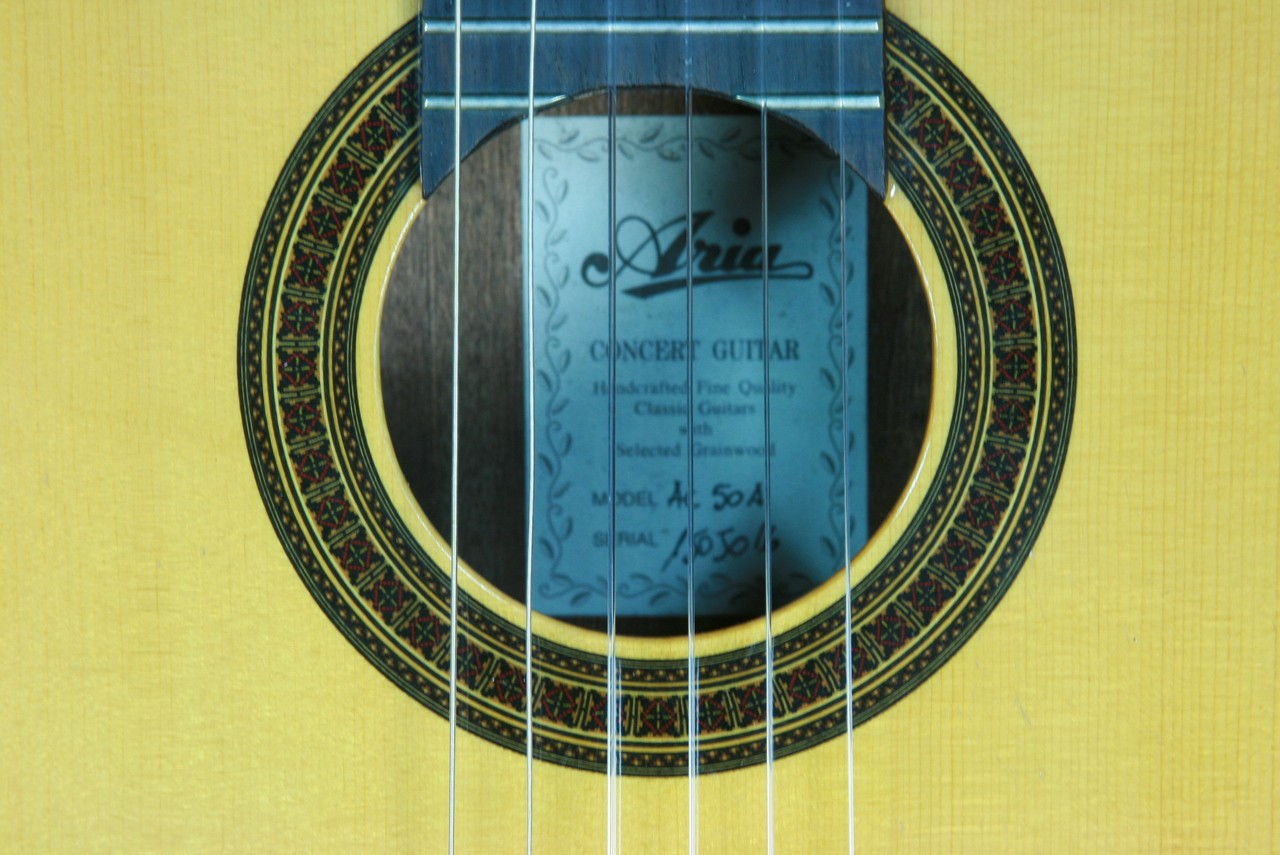 ARIA AC-50A Alto Guitar, Spruce, Sapele