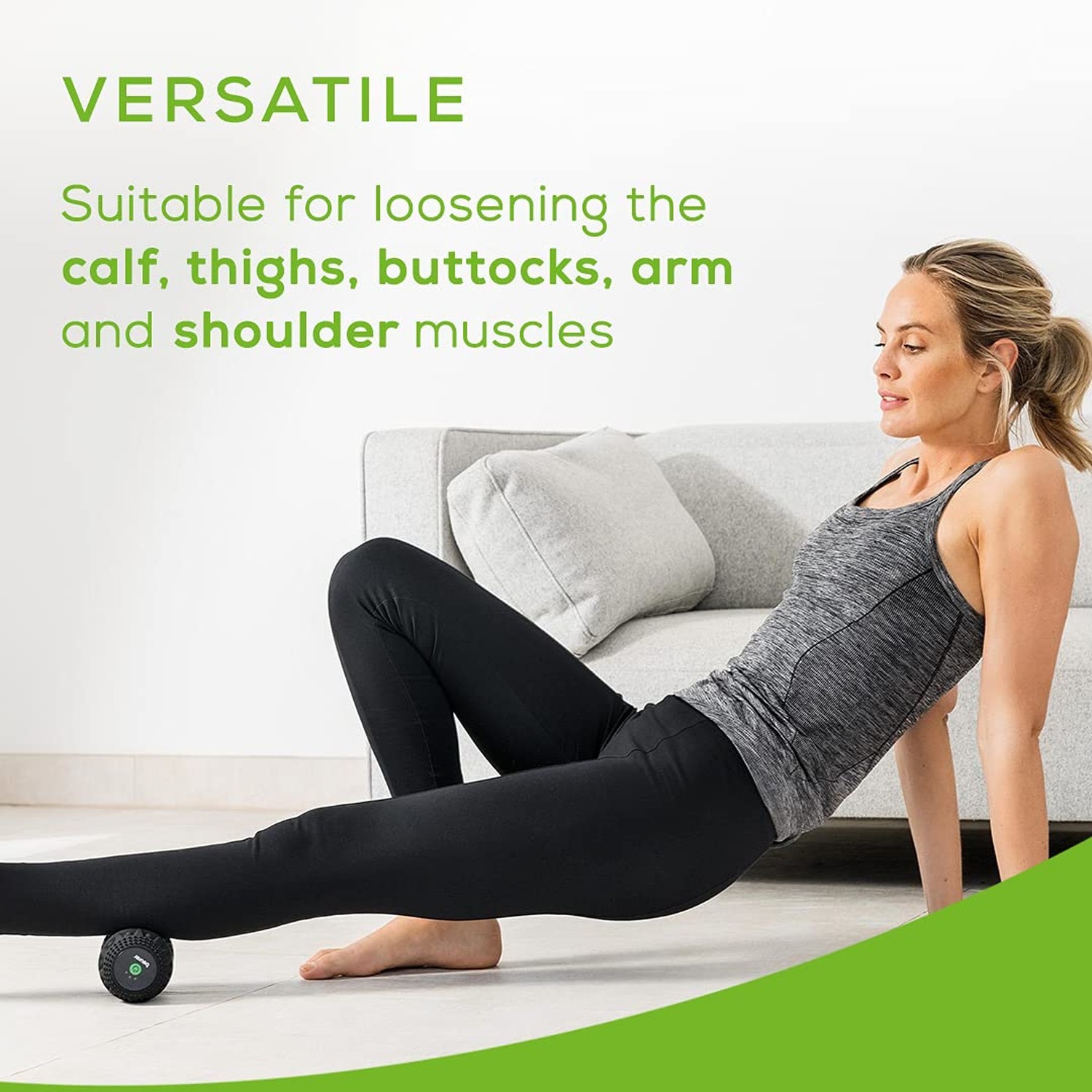 Beurer 3-Speed Vibrating Massage Roller - High-Intensity Deep Tissue Massager...
