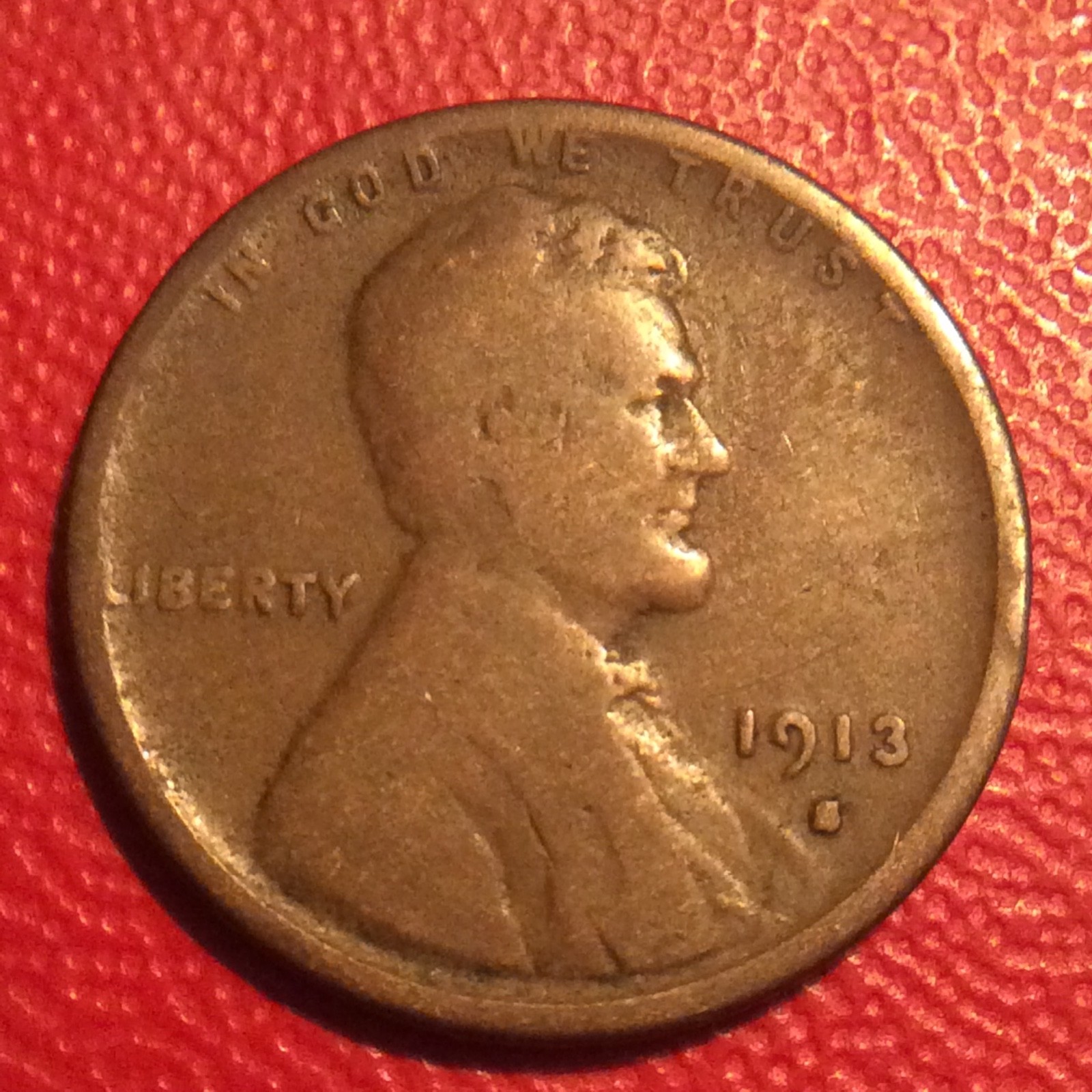 1913-S LINCOLN CENT   I-707 FREE SHIPPING