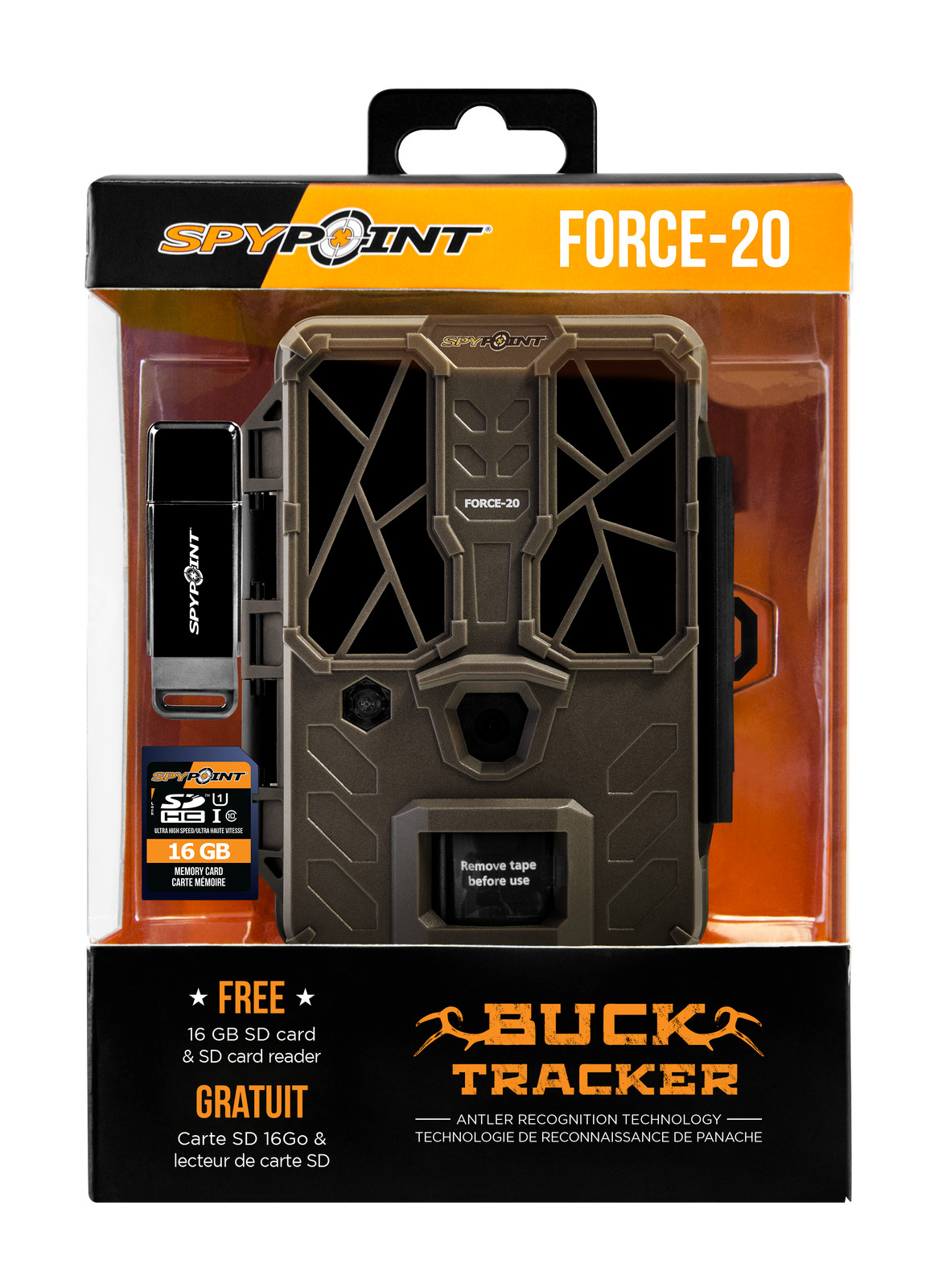 SPYPOINT FORCE-20 HD Trail Camera 20MP Infrared Hunting Game Camera