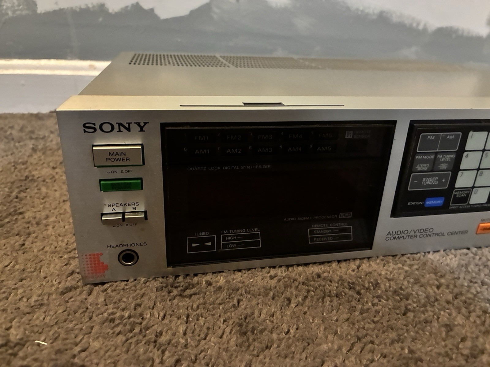Sony STR-VX750 FM Stereo/FM-AM Receiver AV Computer Control Center Nice