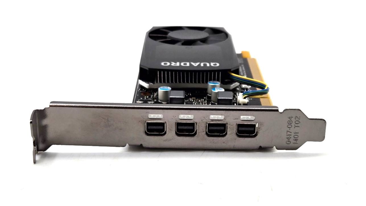 NVIDIA Quadro P600 2GB GDDR5 GPU High Profile Bracket 4x Mini DisplayPort.
