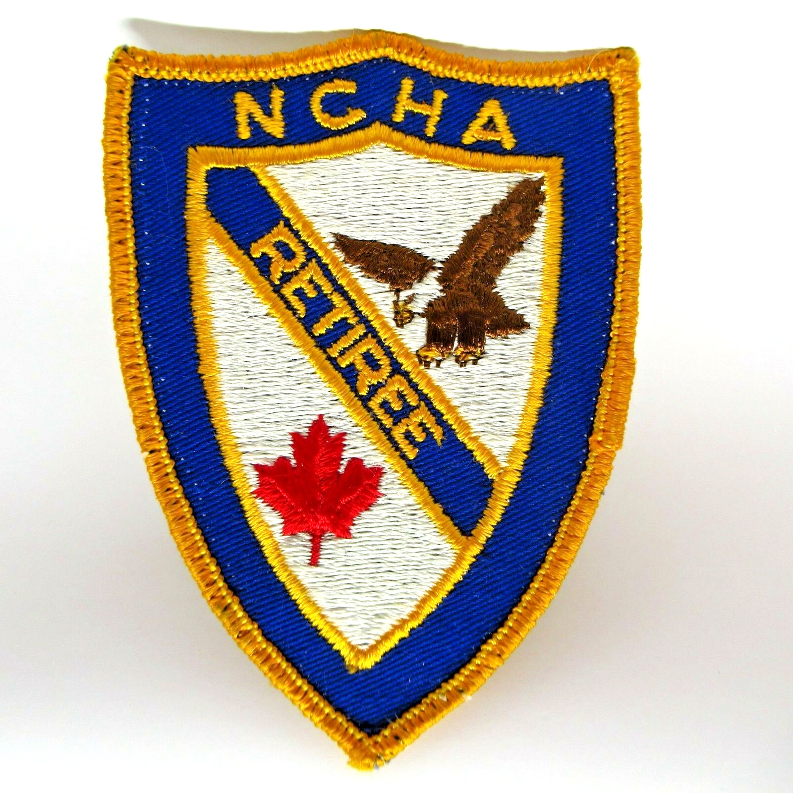NCHA Retiree Patch Vintage National Campers Hikers Association Eagle Maple Leaf