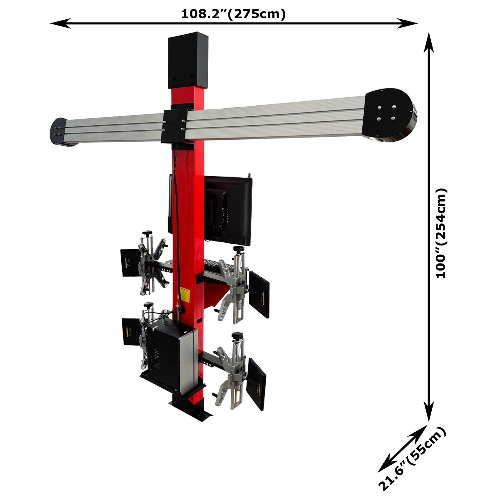3D Wheel Alignment Machine with Auto Tracking Accuracy Smart Voice Guidance110V