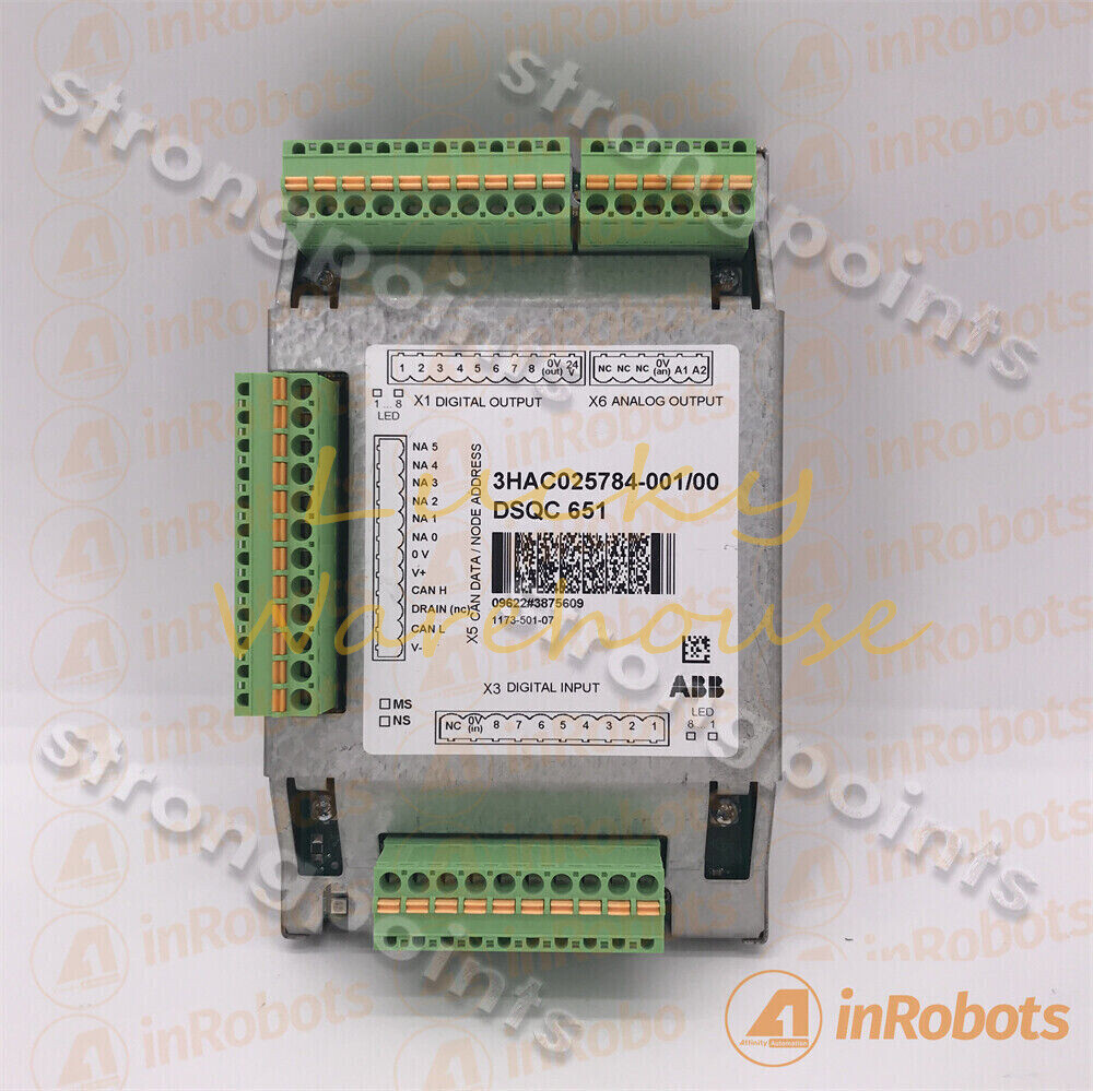 DSQC651 3HAC025784-001 ABB  Analog I/O Module 3HAC025784-001/00 1Pcs