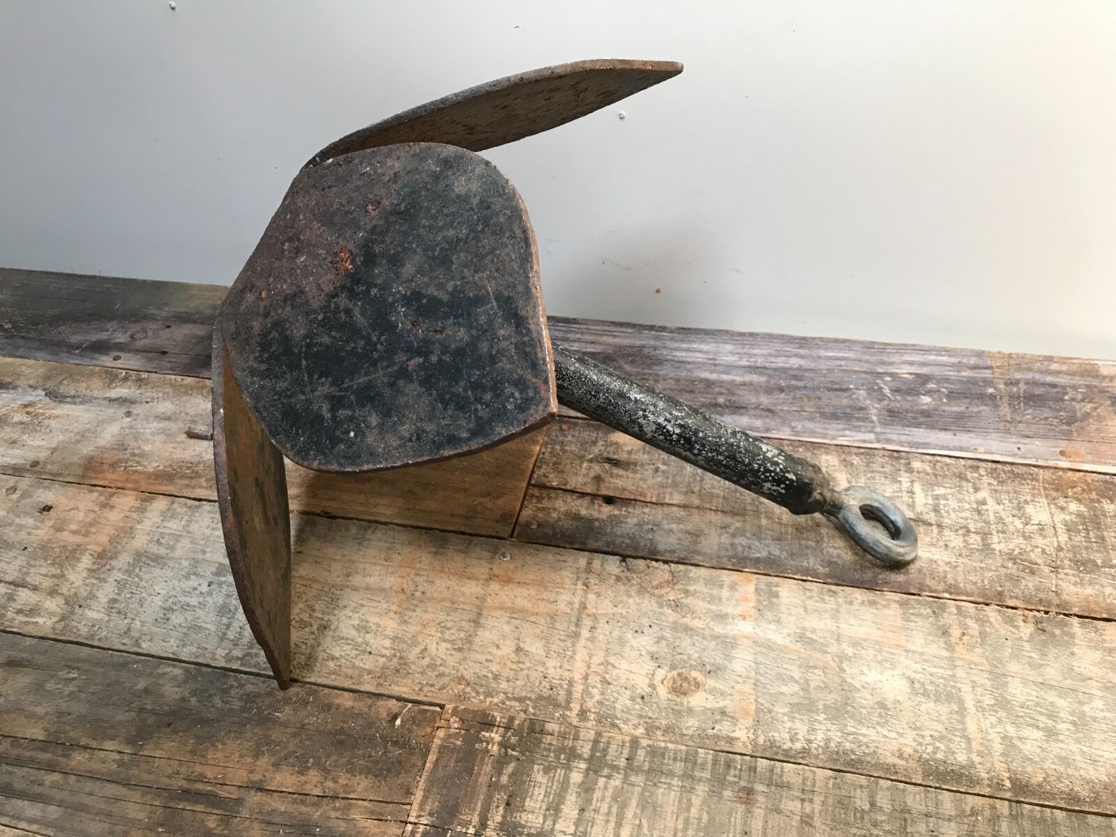 Grapnel Drag Anchor 7 1/2 lb.  14" tall x 14" wide Black Nautical Décor