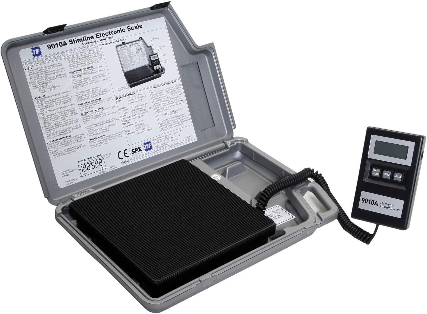 TIF9010A Slimline Refrigerant Electronic Charging/Recover Scale