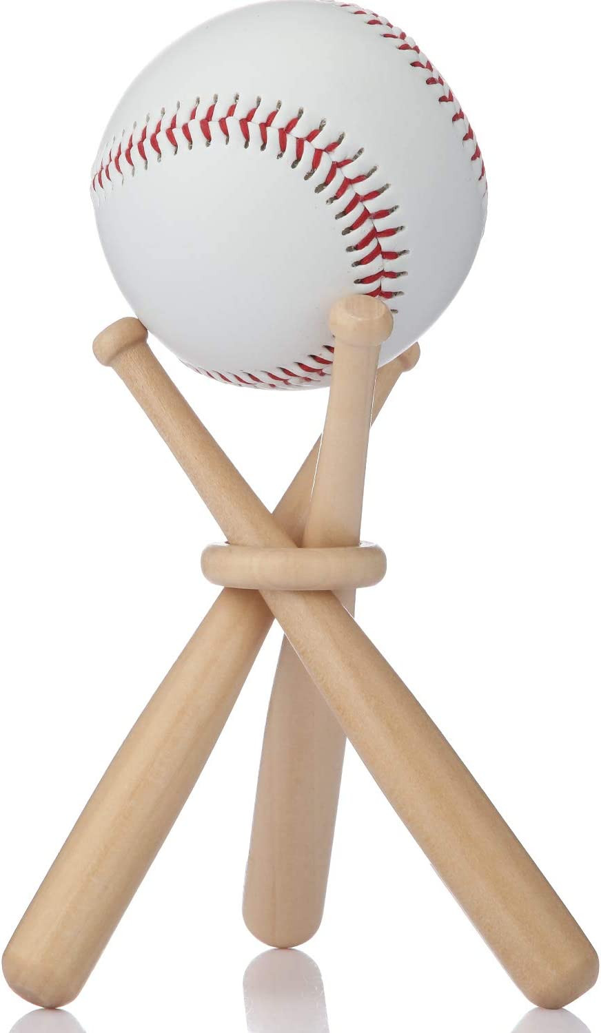 Baseball Stand Holders Balls Display Bat Wooden Stand Holder Display Centerpiece