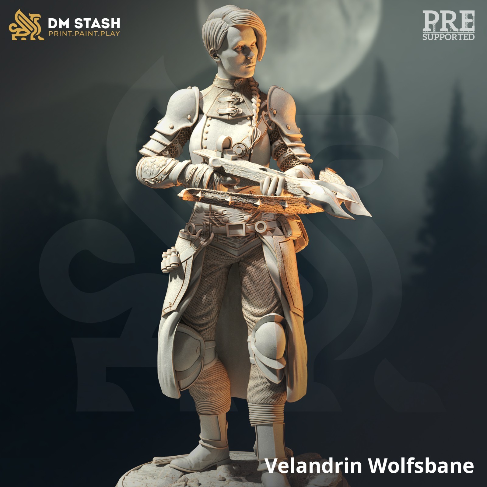 Dungeons & Dragons Human Ranger Miniature - Velandrin - DnD RPG Wargames
