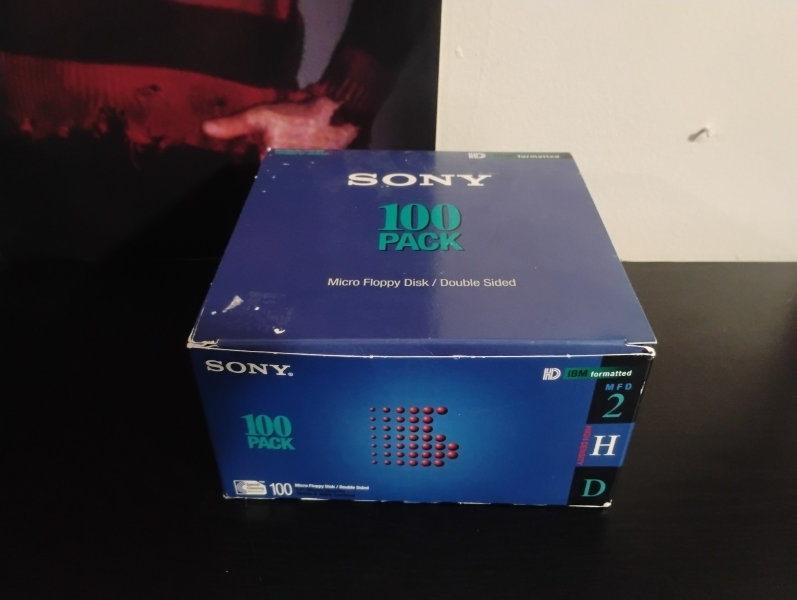 Sony 2HD cf Micro Floppy Disk IBM 1.44 MB 3.5" 100MFD 1998 100 Pack