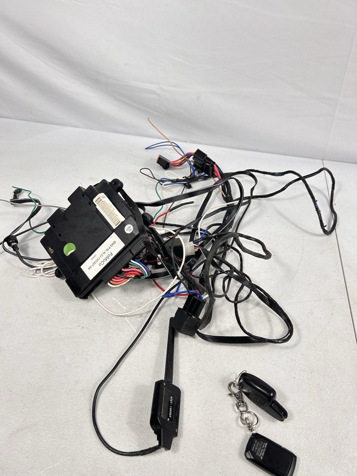 2013 Ford Escape With Conventional Key Ignition Switch Remote Start System