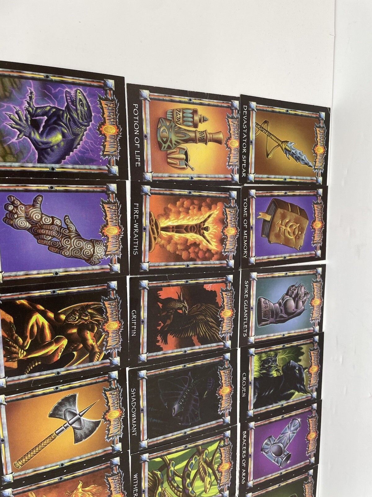 Parts Replacement Cards Earthdawn Barsaive 1993 FASA