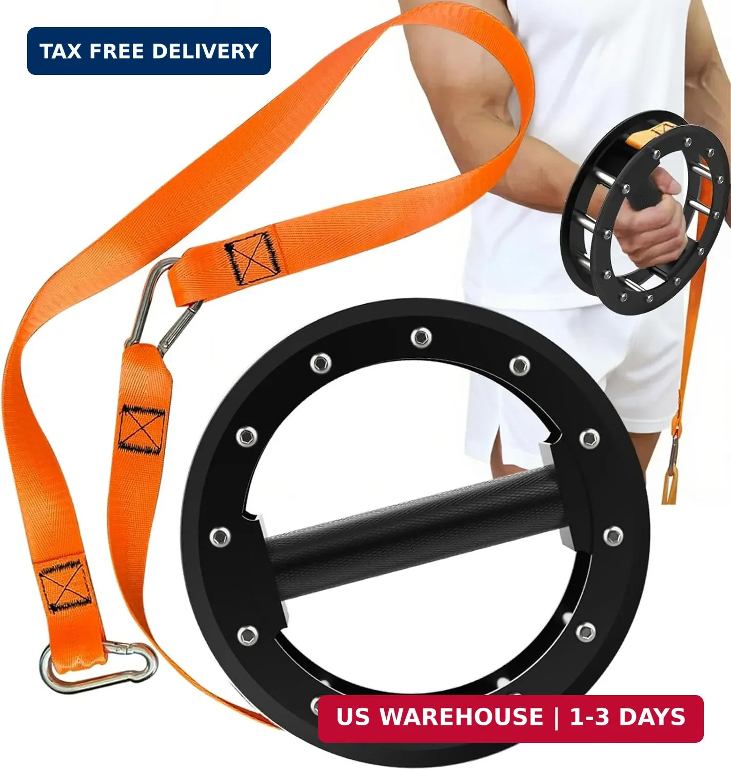 Wrist Bar,Forearm Strengthener,Wrist Curl Bar,Grip Strength Trainer, Wris