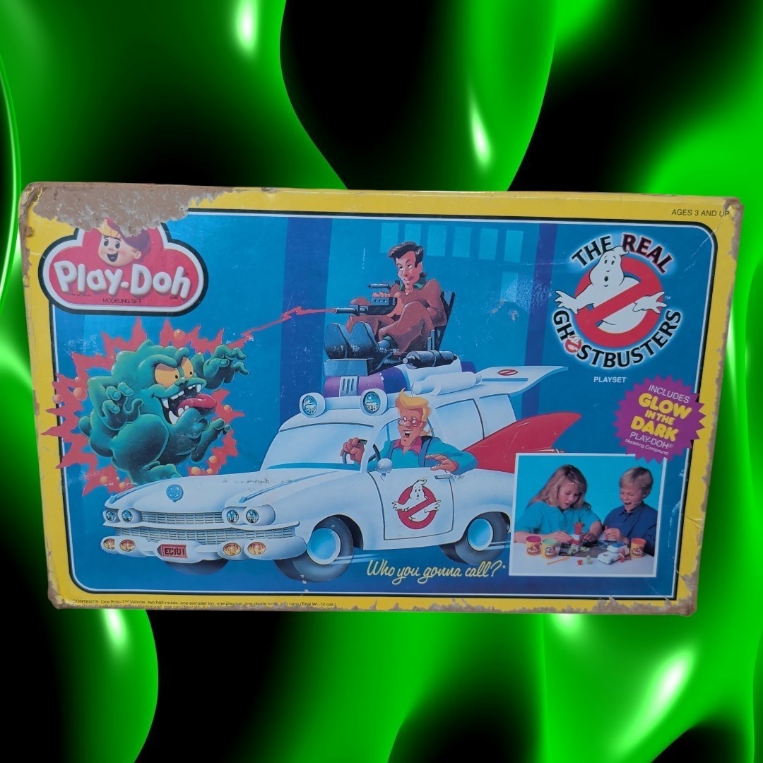 Rare Sealed 1980'S KENNER THE REAL GHOSTBUSTERS PLAY-DOH SET Deadstock!